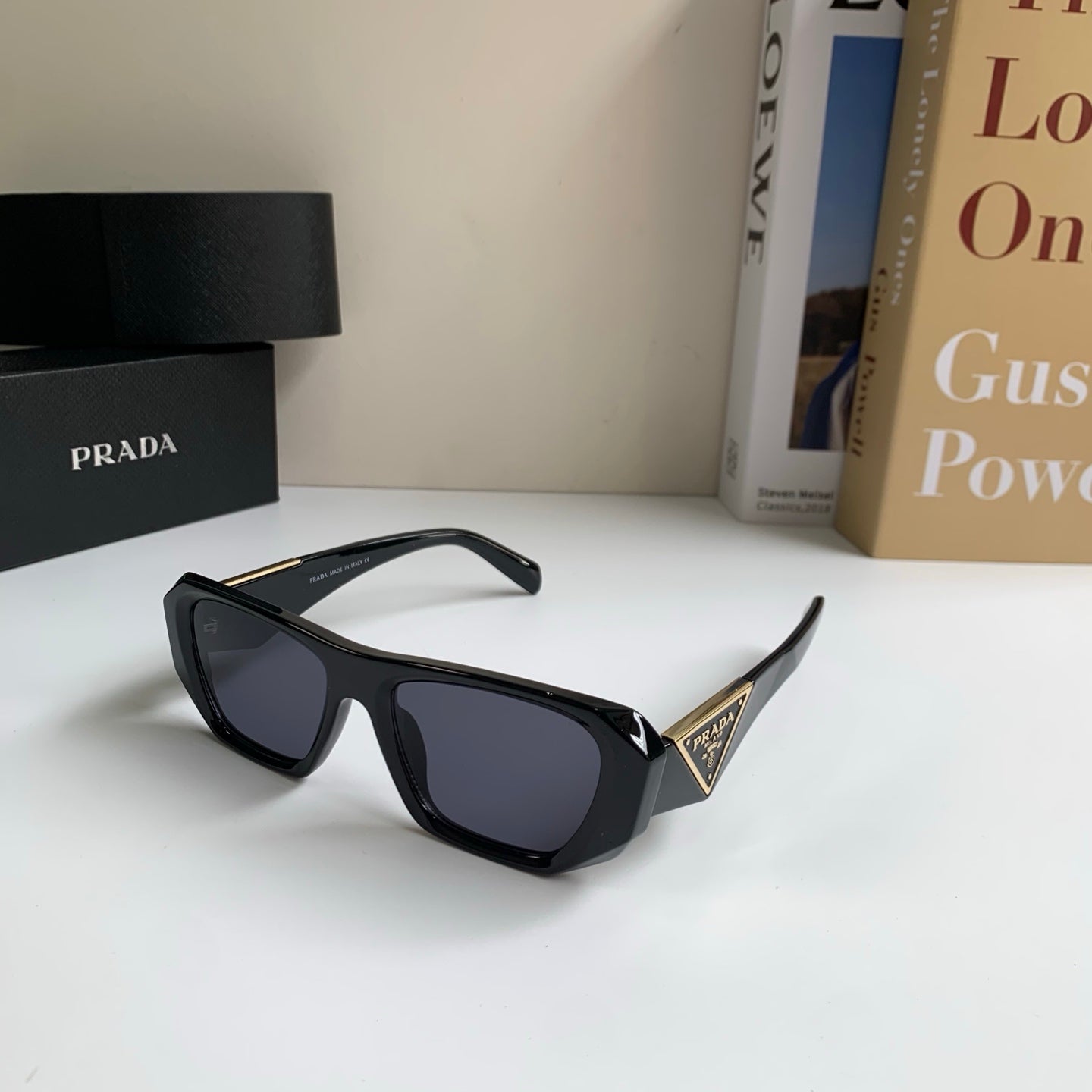 Prada Fashion Black Lens Sunglasses for Men & Women - 132499 - detail image 2