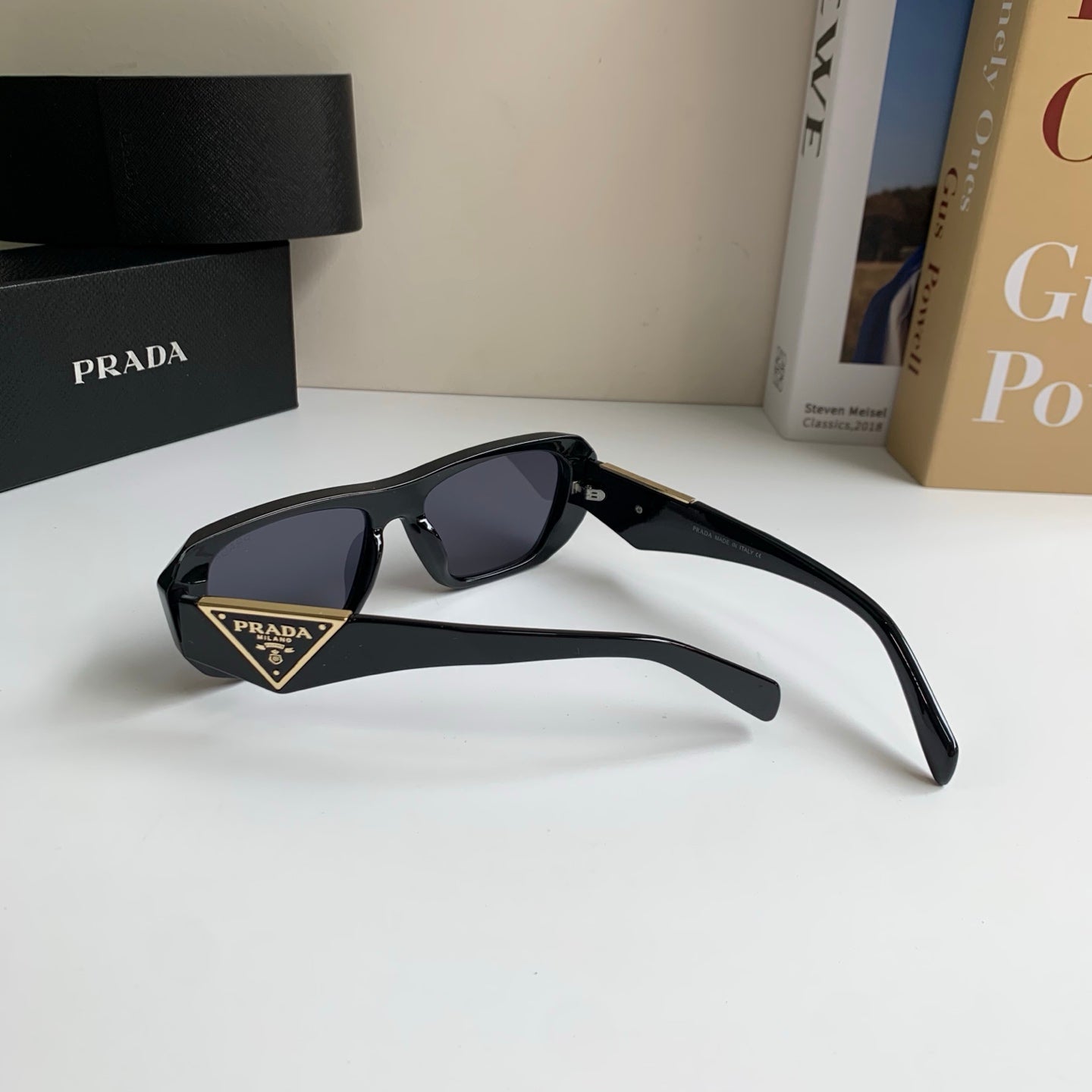 Prada Fashion Black Lens Sunglasses for Men & Women - 132499 - detail image 9