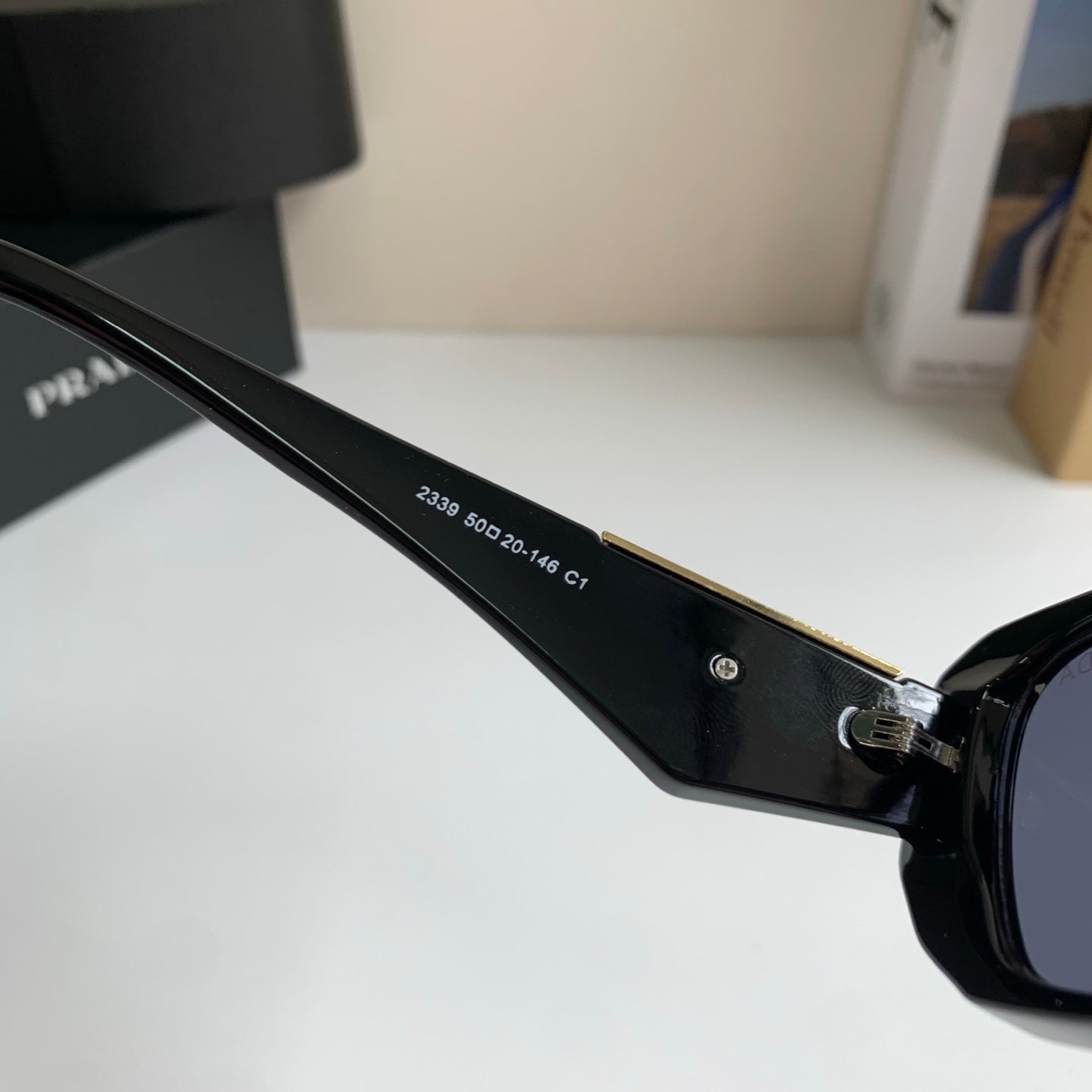 Prada Fashion Black Lens Sunglasses for Men & Women - 132499 - detail image 6