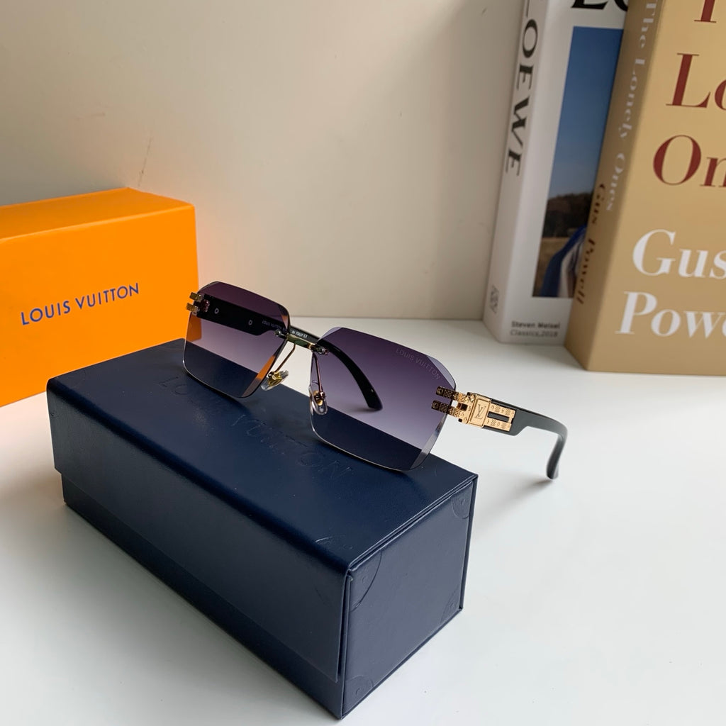 Louis Vuitton Metal Fashion Silver Lens Sunglasses for Men & Women - 381766 - detail image 3