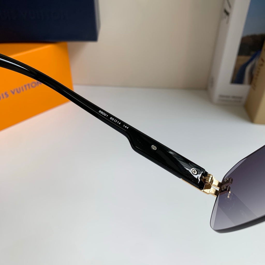 Louis Vuitton Metal Fashion Silver Lens Sunglasses for Men & Women - 381766 - detail image 7