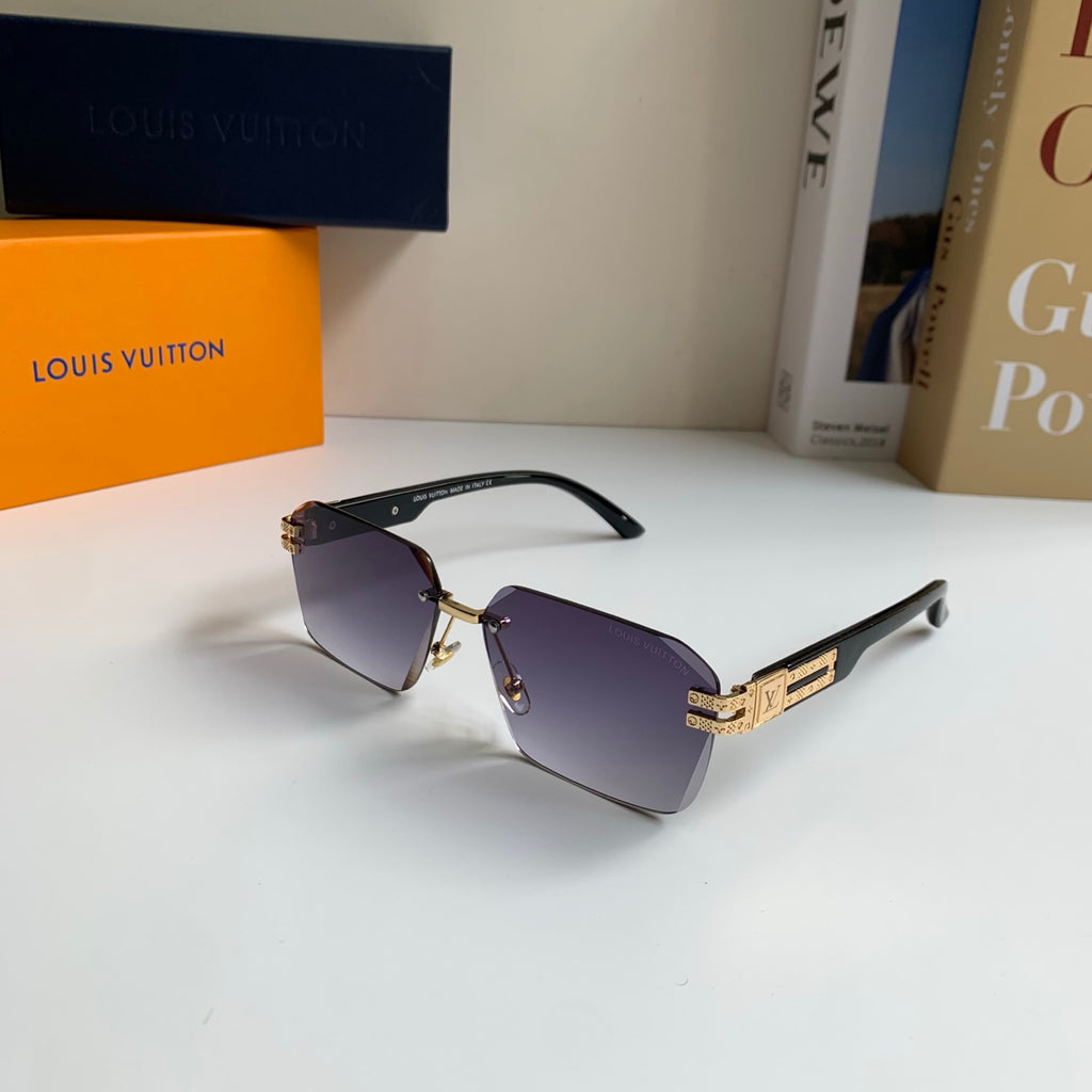 Louis Vuitton Metal Fashion Silver Lens Sunglasses for Men & Women - 381766 - detail image 2