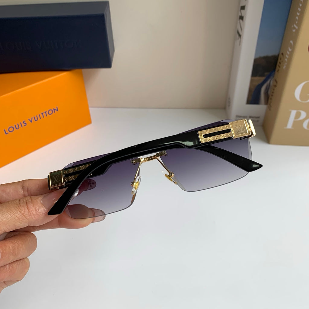 Louis Vuitton Metal Fashion Silver Lens Sunglasses for Men & Women - 381766 - detail image 6