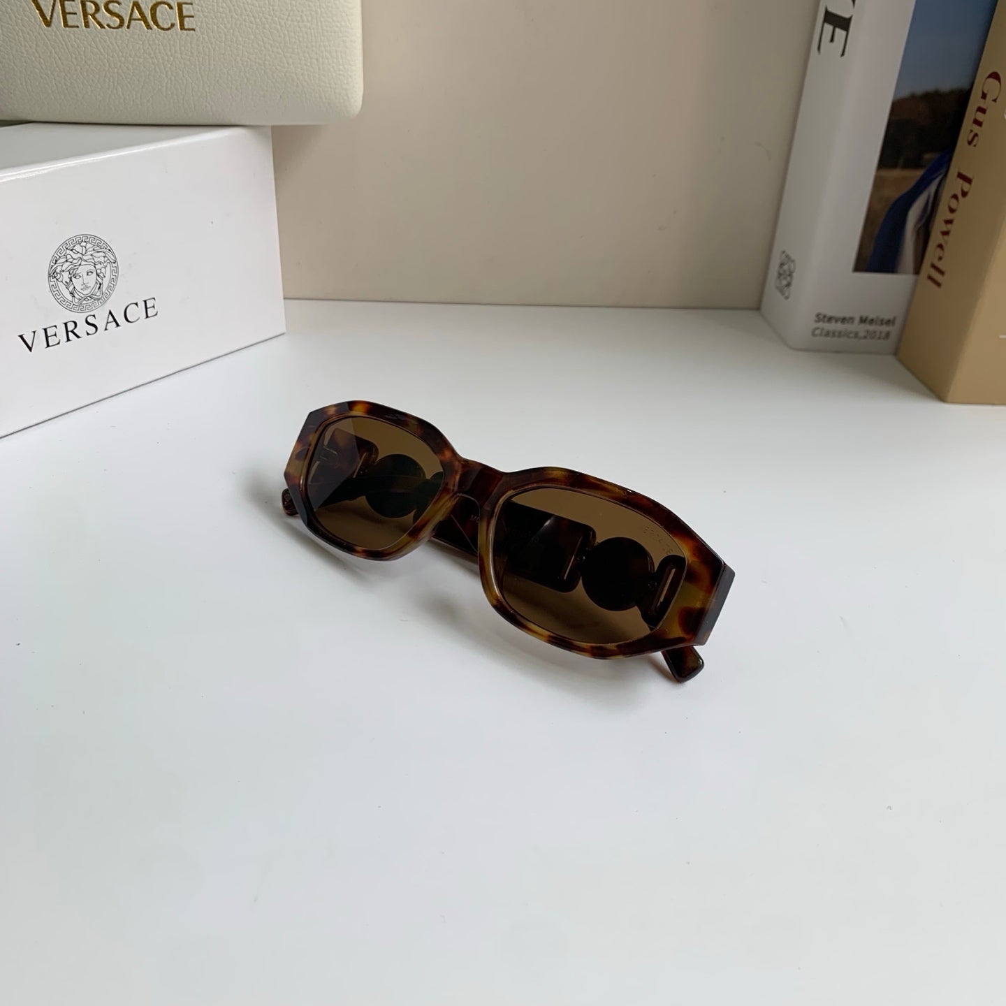 Versace Fashion Black Lens Sunglasses for Men & Women - 487894 - detail image 4