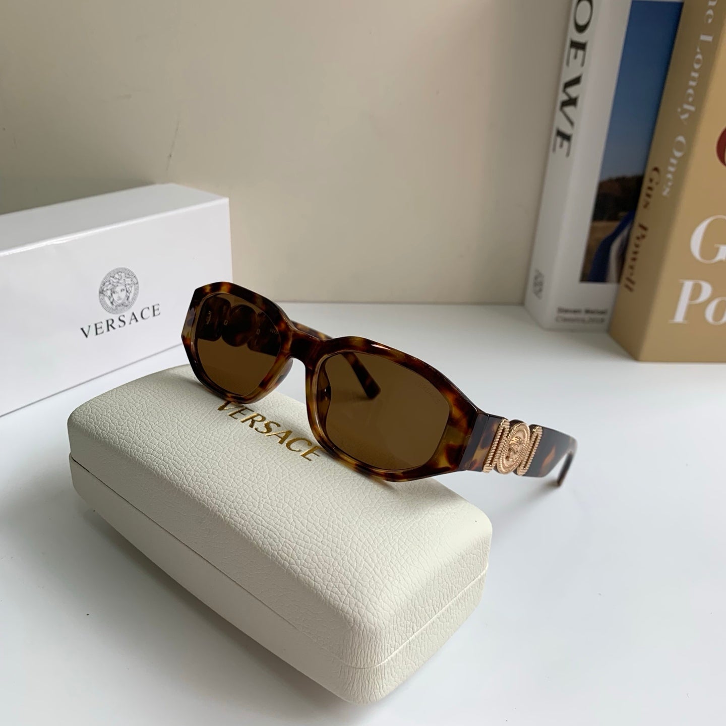 Versace Fashion Black Lens Sunglasses for Men & Women - 487894 - detail image 5
