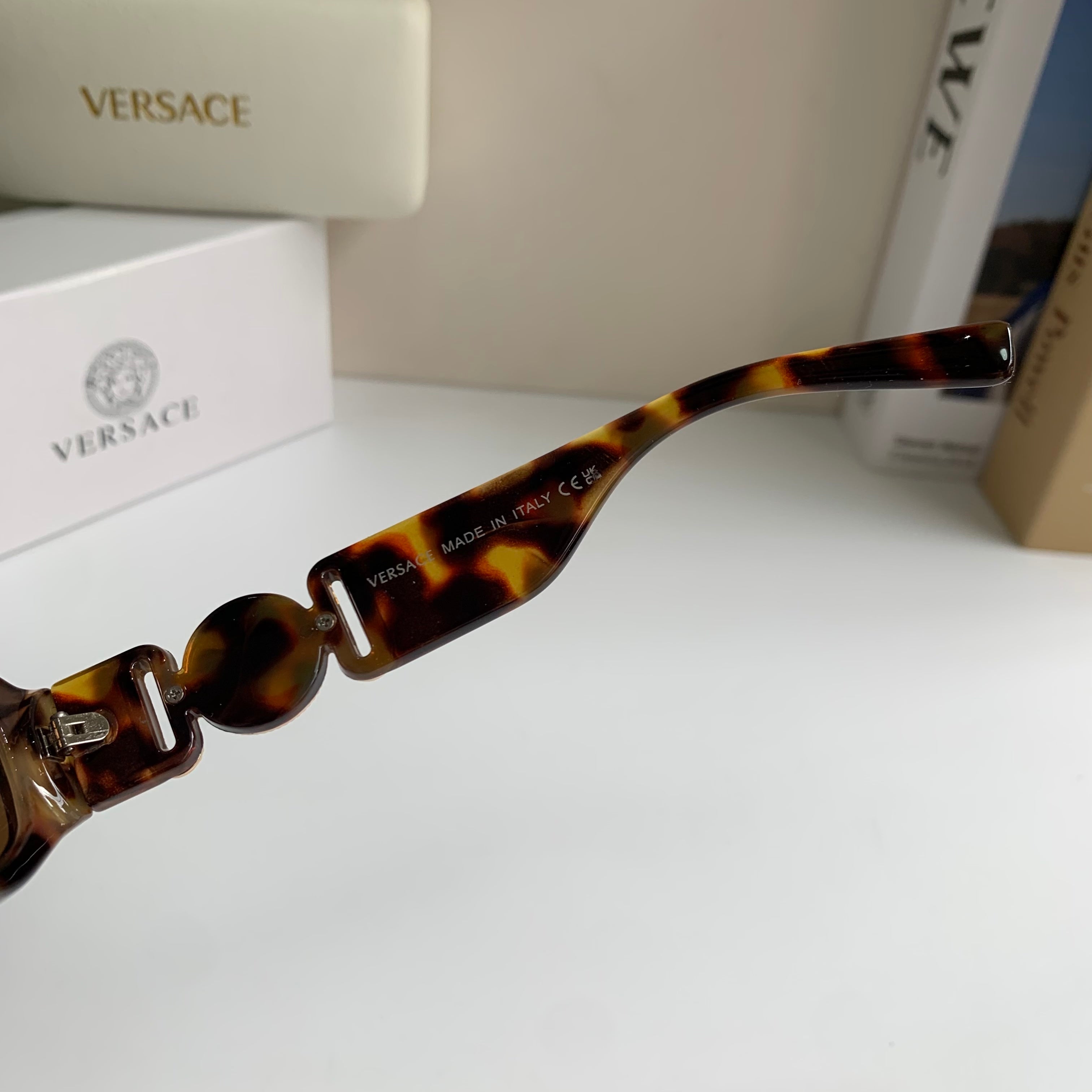 Versace Fashion Black Lens Sunglasses for Men & Women - 487894 - detail image 6
