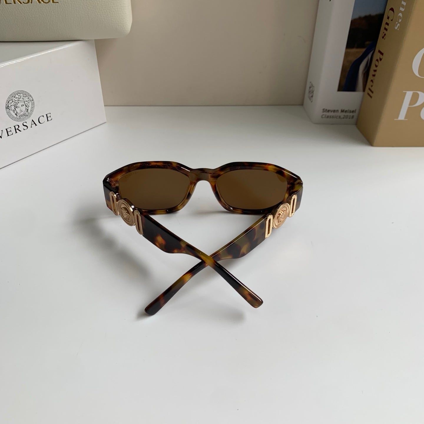 Versace Fashion Black Lens Sunglasses for Men & Women - 383066 - detail image 7