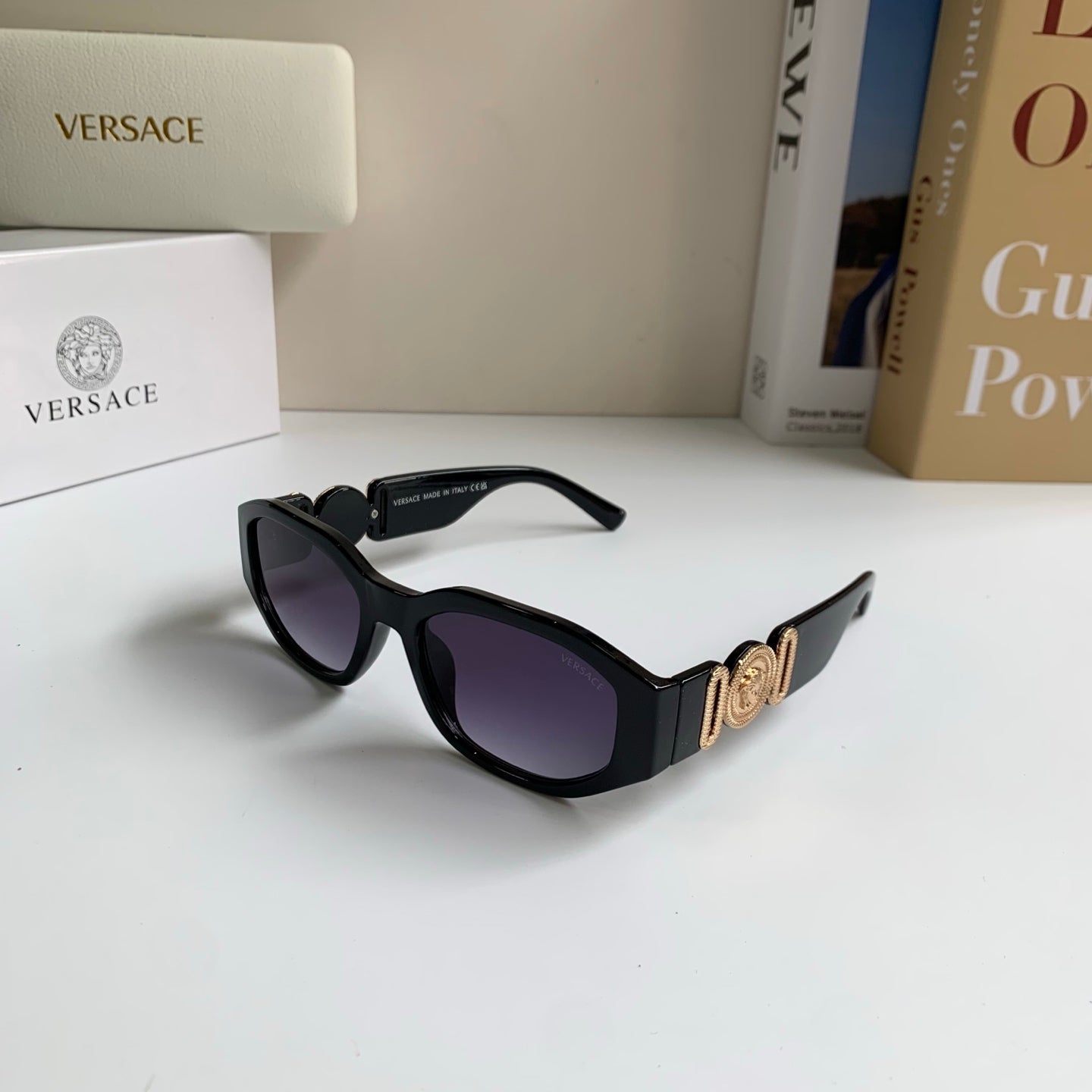 Versace Fashion Black Lens Sunglasses for Men & Women - 487895 - detail image 2