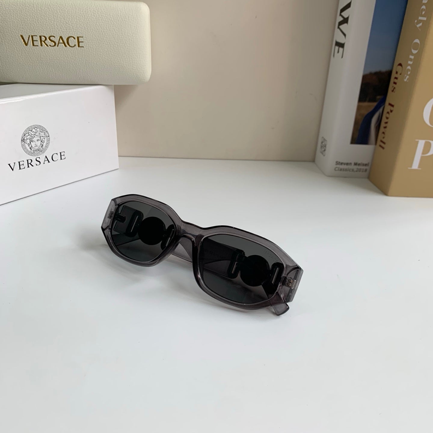 Versace Fashion Gray Lens Sunglasses for Men & Women - 383068 - detail image 5