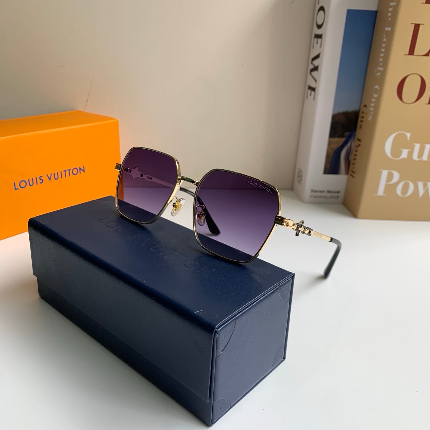 Louis Vuitton Metal Square Silver Lens Sunglasses for Men & Women - 398155 - detail image 5