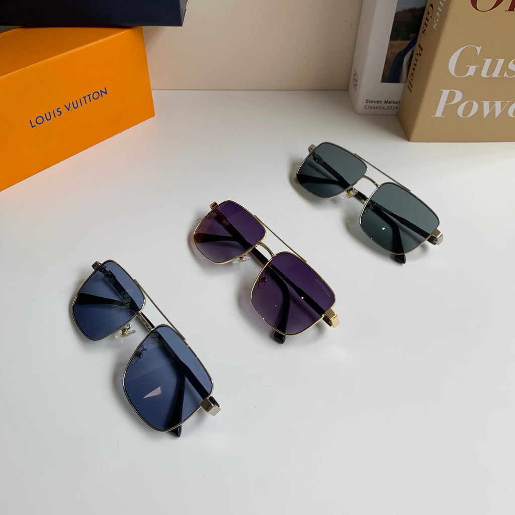 Louis Vuitton Metal Square Silver Lens Sunglasses for Men & Women - 398239 - detail image 9