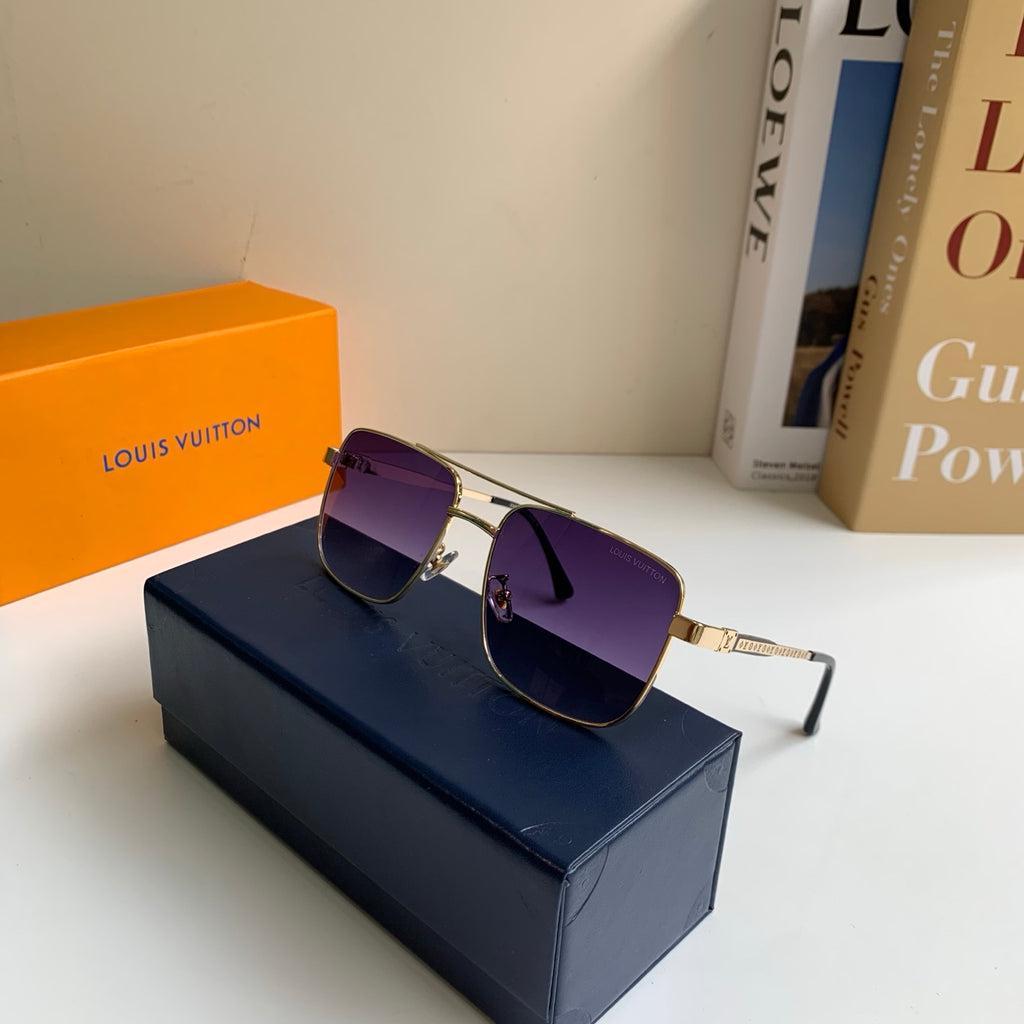 Louis Vuitton Metal Square Silver Lens Sunglasses for Men & Women - 398239 - detail image 3
