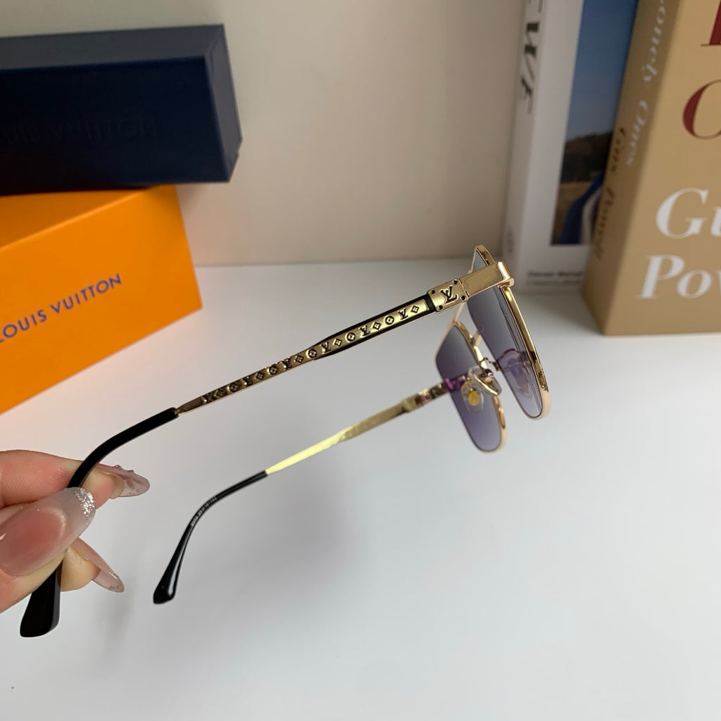 Louis Vuitton Metal Square Silver Lens Sunglasses for Men & Women - 398239 - detail image 8