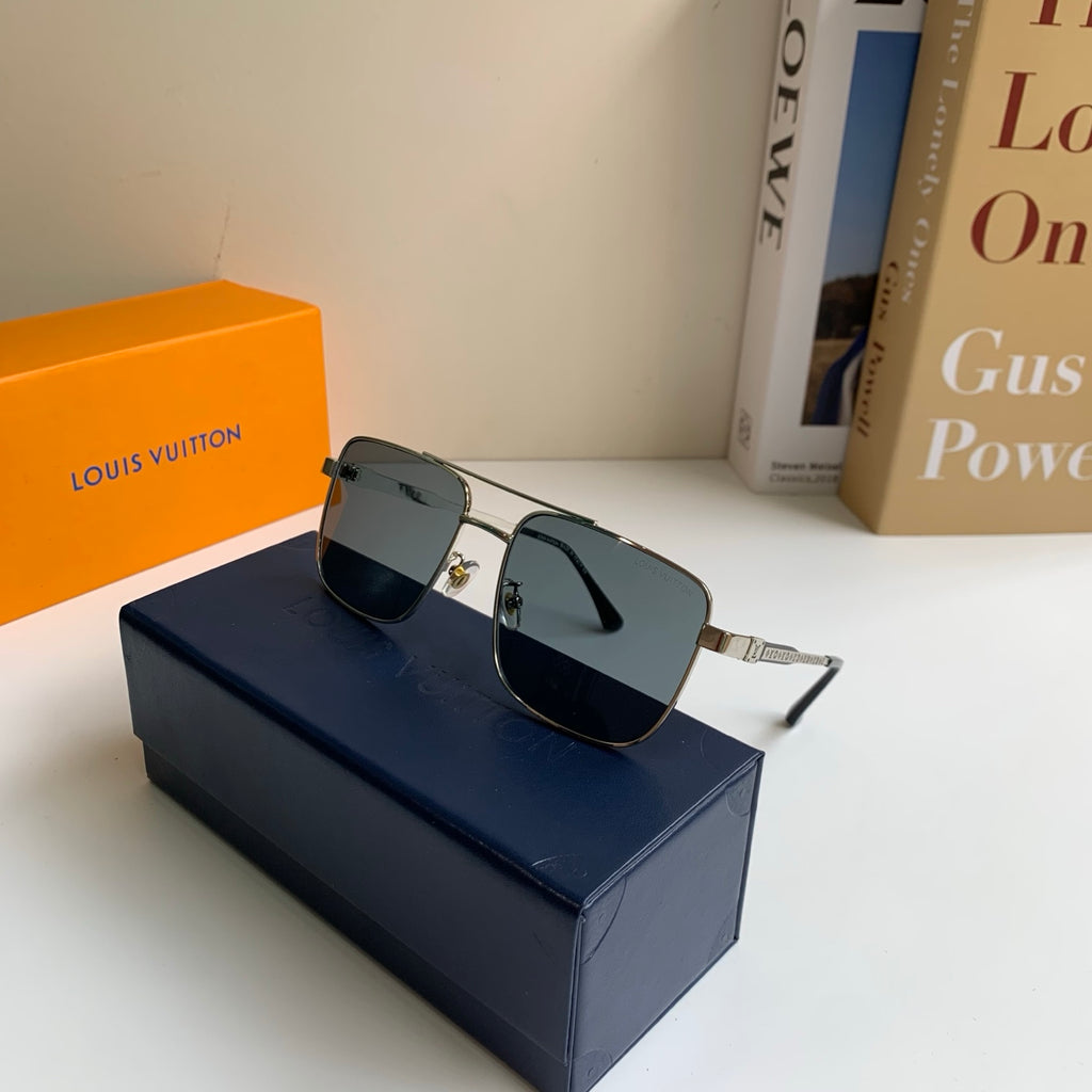 Louis Vuitton Metal Square Silver Lens Sunglasses for Men & Women - 398240 - detail image 4