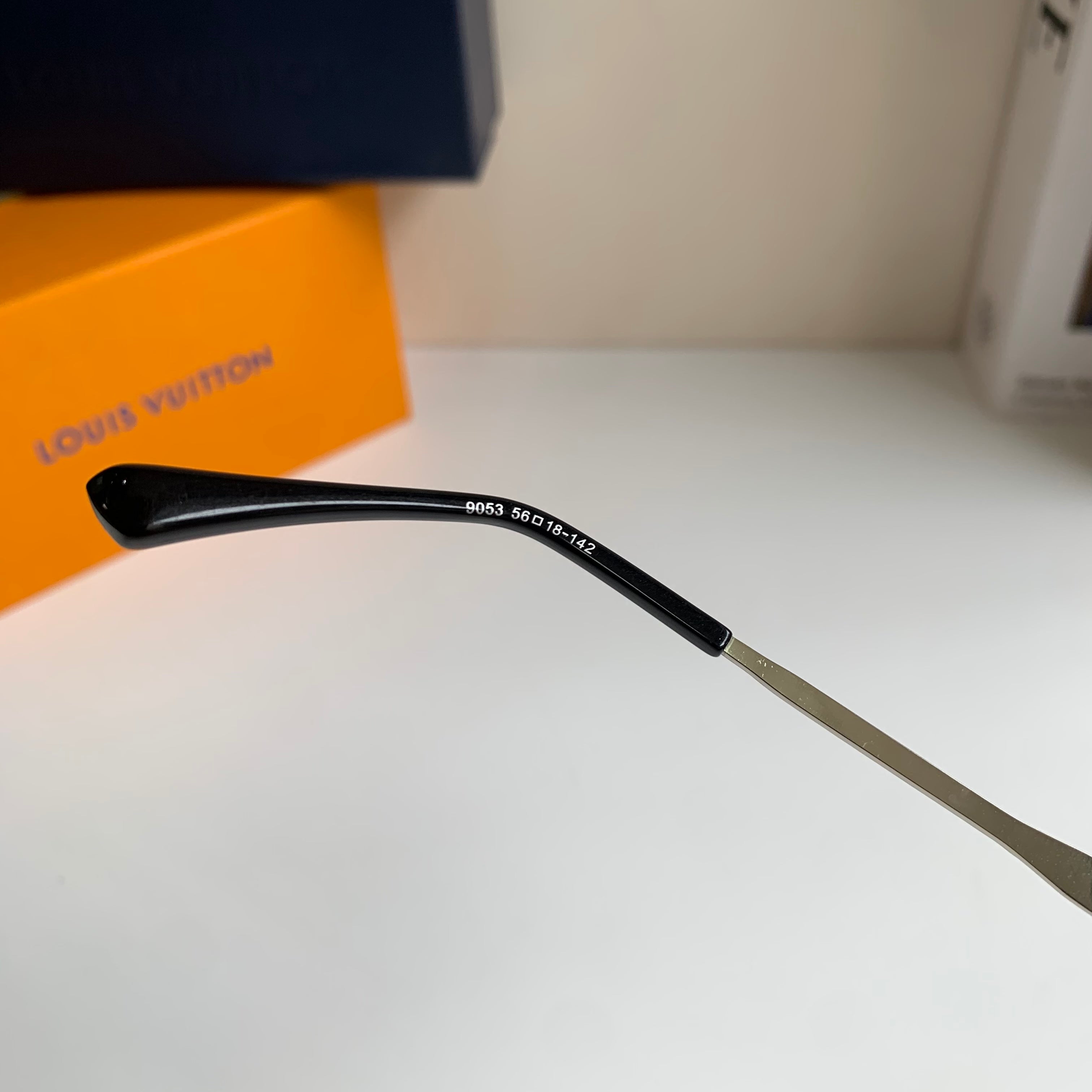 Louis Vuitton Metal Square Silver Lens Sunglasses for Men & Women - 398240 - detail image 7