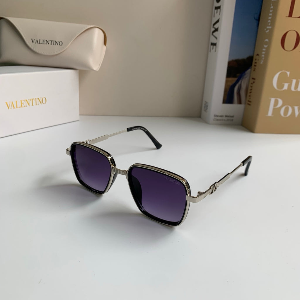 Valentino Metal Fashion Silver Lens Sunglasses for Men & Women - 416400 - detail image 2