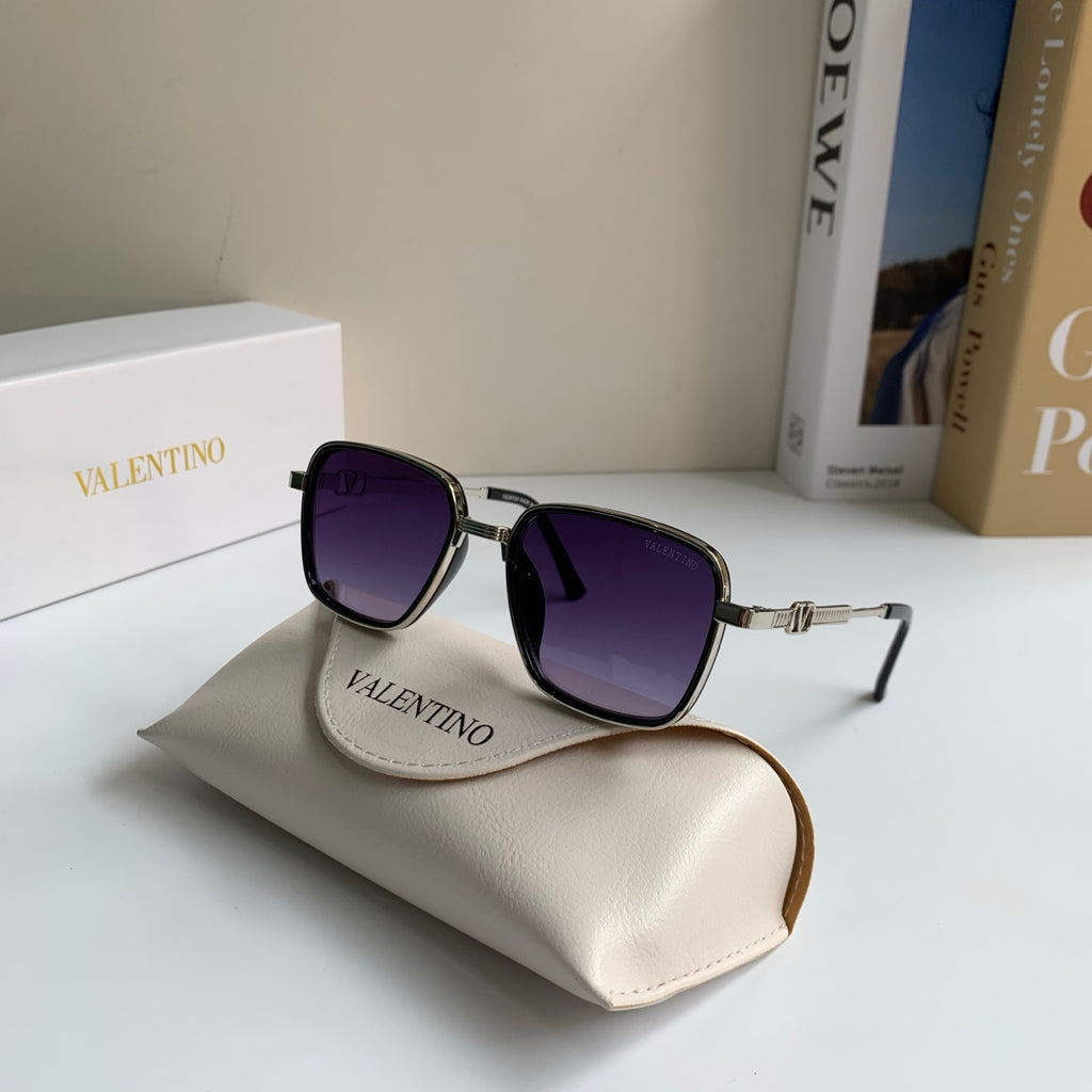Valentino Metal Fashion Silver Lens Sunglasses for Men & Women - 416400 - detail image 5