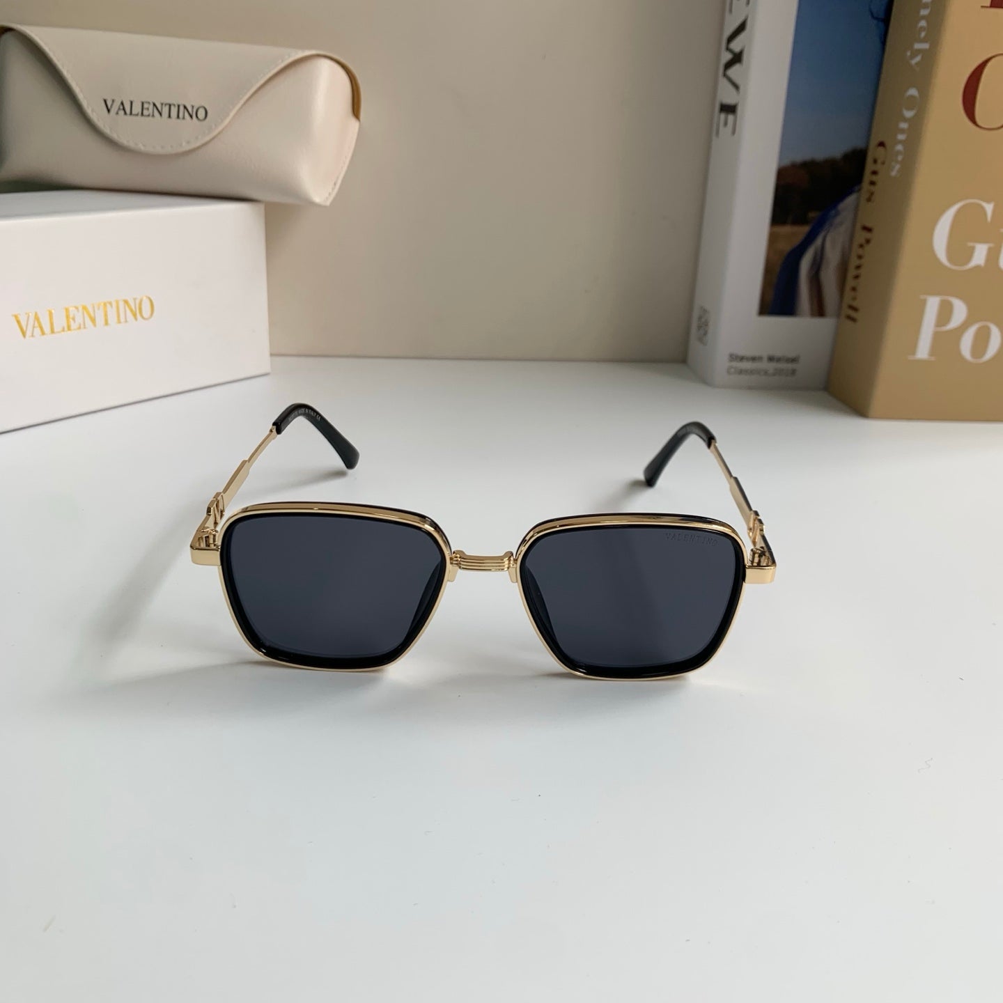 Valentino Metal Fashion Silver Lens Sunglasses for Men & Women - 158649 - detail image 3
