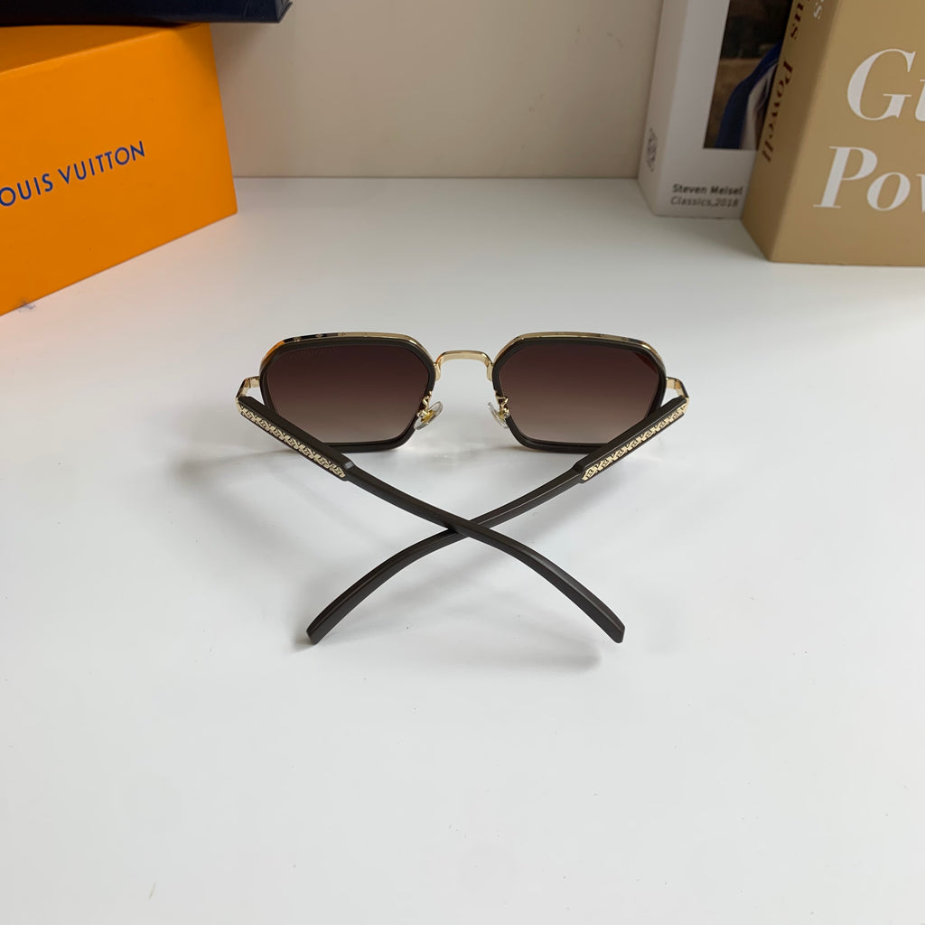 Louis Vuitton Square Brown Lens Sunglasses for Men & Women - 357764 - detail image 6