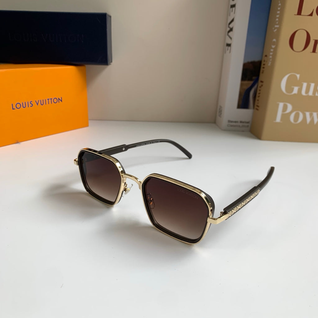 Louis Vuitton Square Brown Lens Sunglasses for Men & Women - 357764 - detail image 2