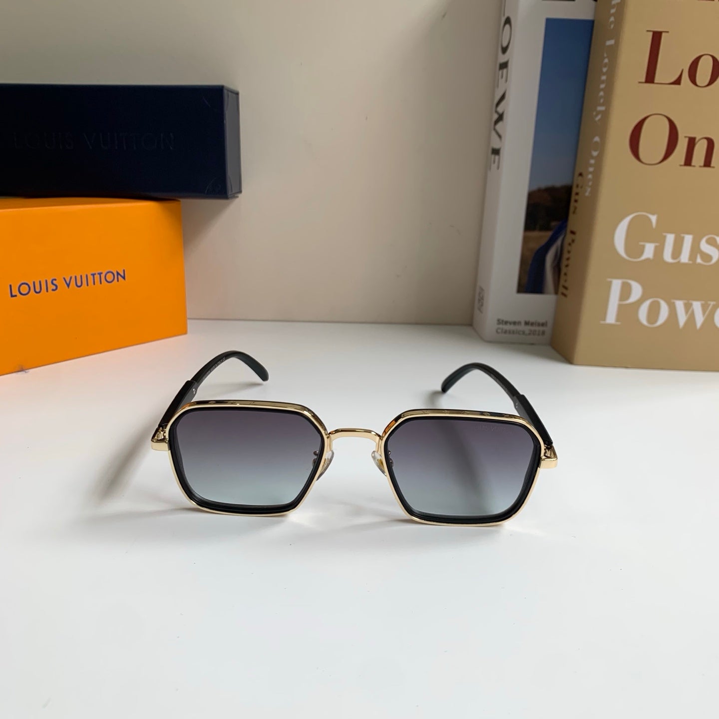 Louis Vuitton Square Silver Lens Sunglasses for Men & Women - 357564 - detail image 3