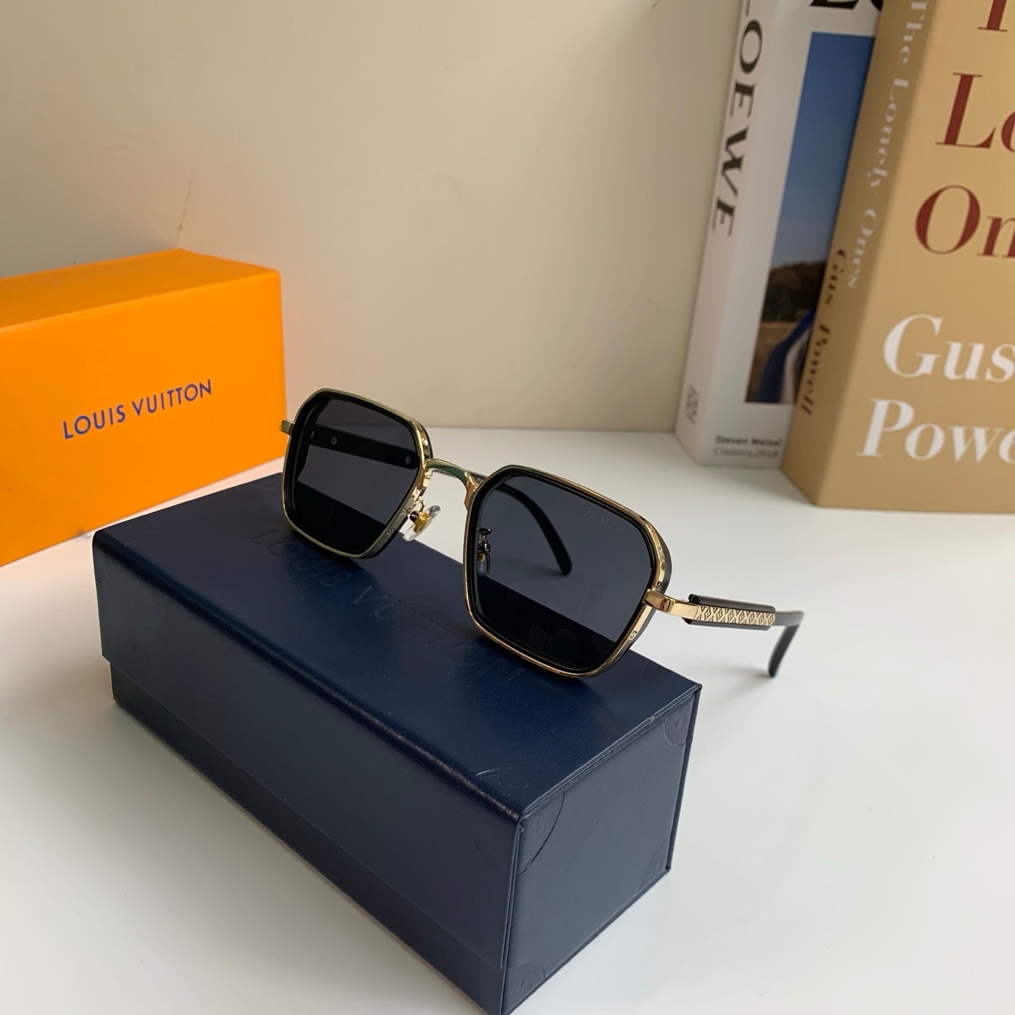 Louis Vuitton Square Silver Lens Sunglasses for Men & Women - 357565 - detail image 4