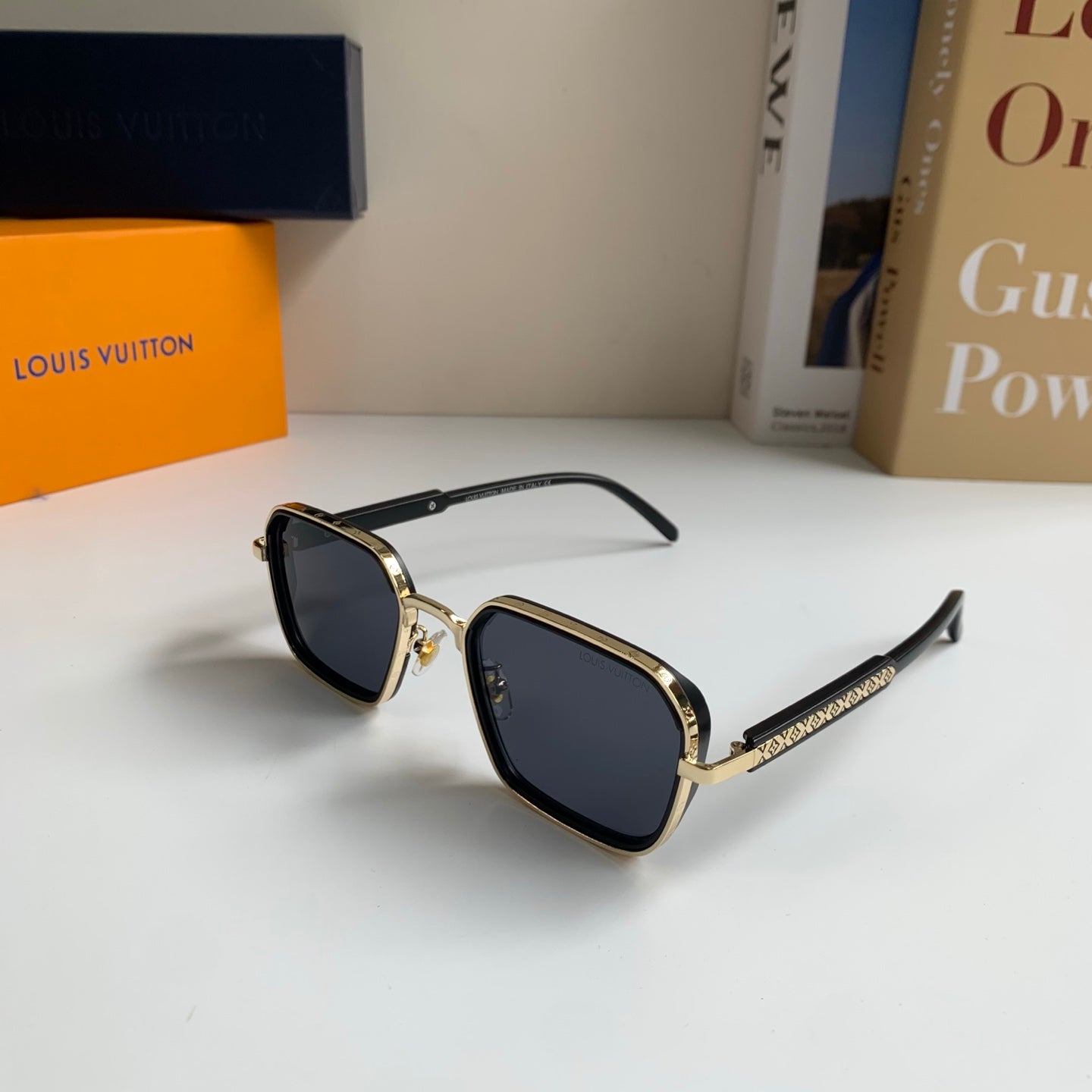 Louis Vuitton Square Silver Lens Sunglasses for Men & Women - 357565 - detail image 2