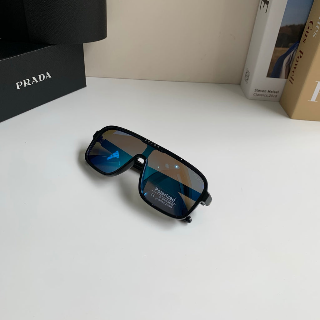 Prada Square Blue Lens Sunglasses for Men & Women - 372064 - detail image 4