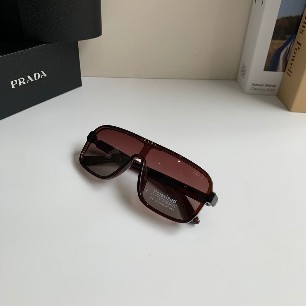 Prada Square Black Lens Sunglasses for Men & Women - 372066 - detail image 4
