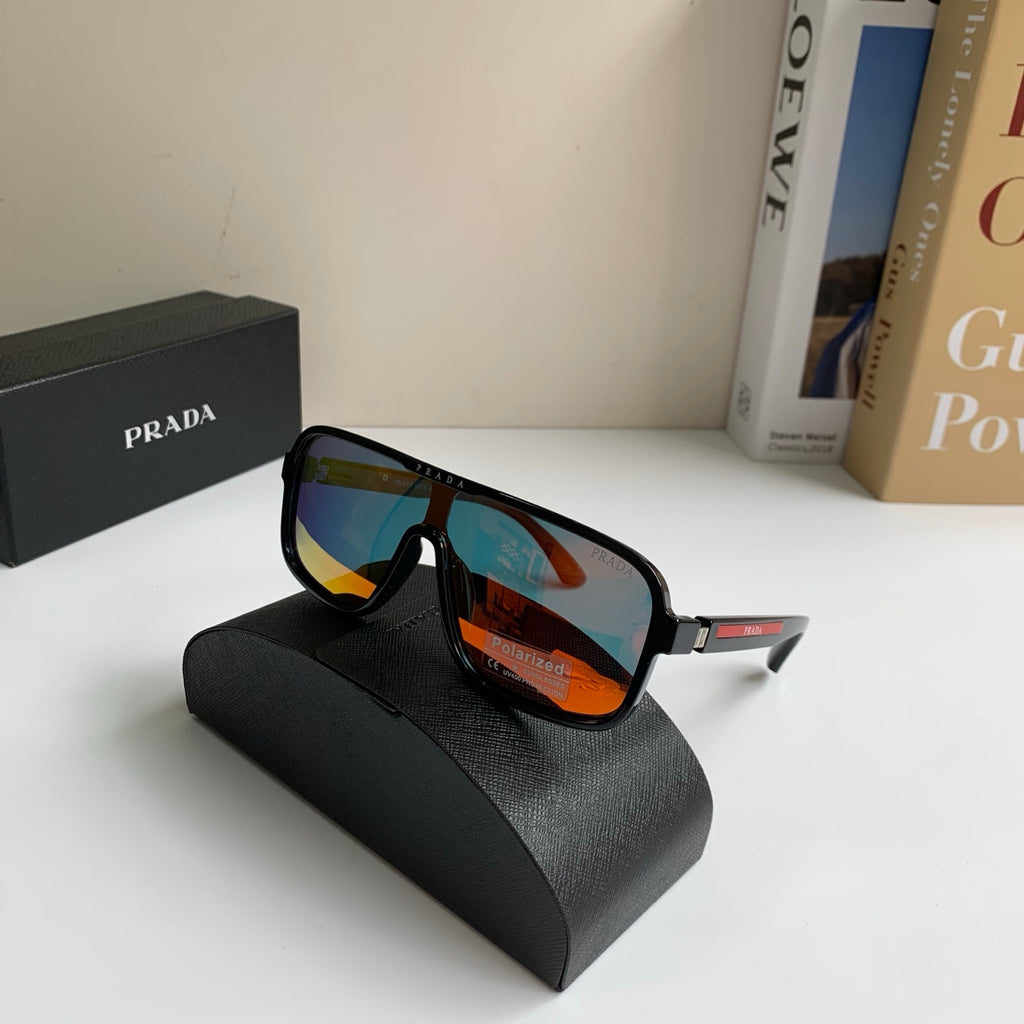 Prada Square Orange Lens Sunglasses for Men & Women - 372067 - detail image 5