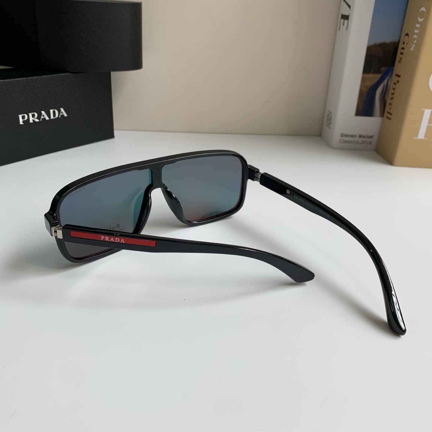 Prada Square Orange Lens Sunglasses for Men & Women - 372067 - detail image 8