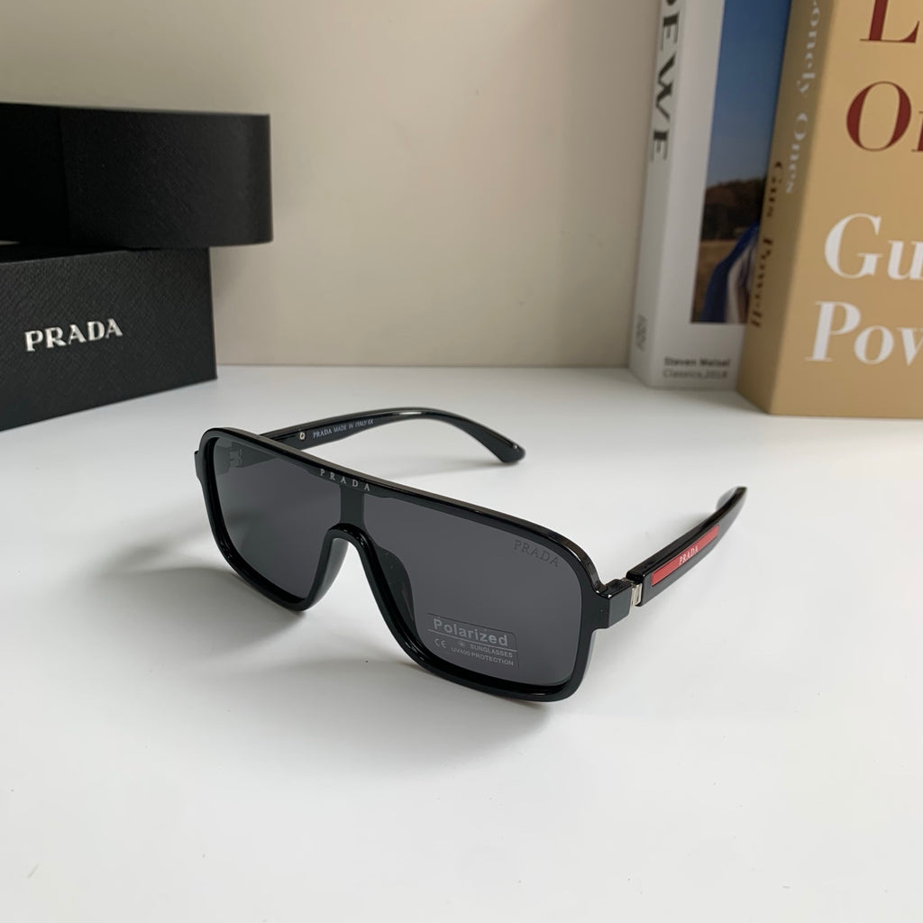 Prada Square Black Lens Sunglasses for Men & Women - 372068 - detail image 2