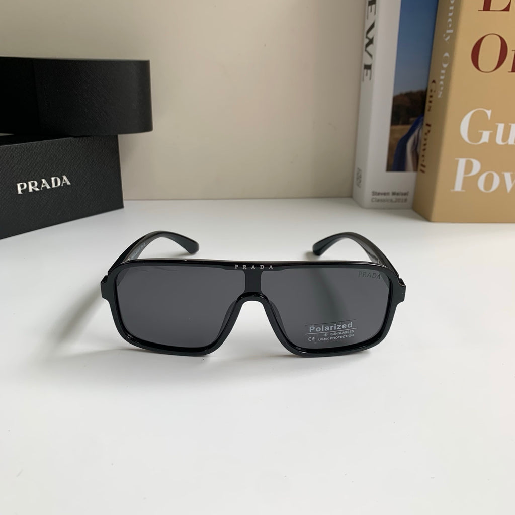 Prada Square Black Lens Sunglasses for Men & Women - 372068 - detail image 5