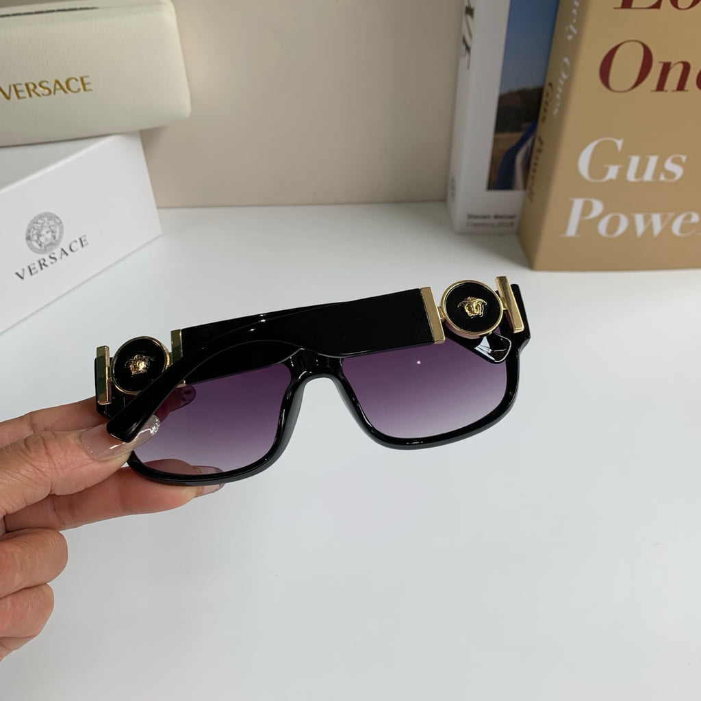 Versace Polarized Square Black Lens Sunglasses for Men & Women - 372517 - detail image 8