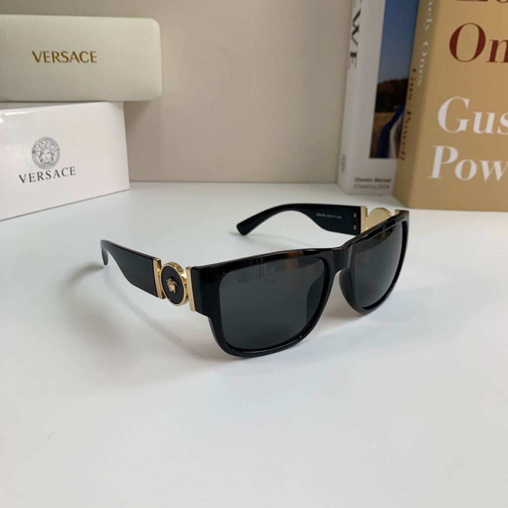Versace Polarized Square Silver Lens Sunglasses for Men & Women - 372518