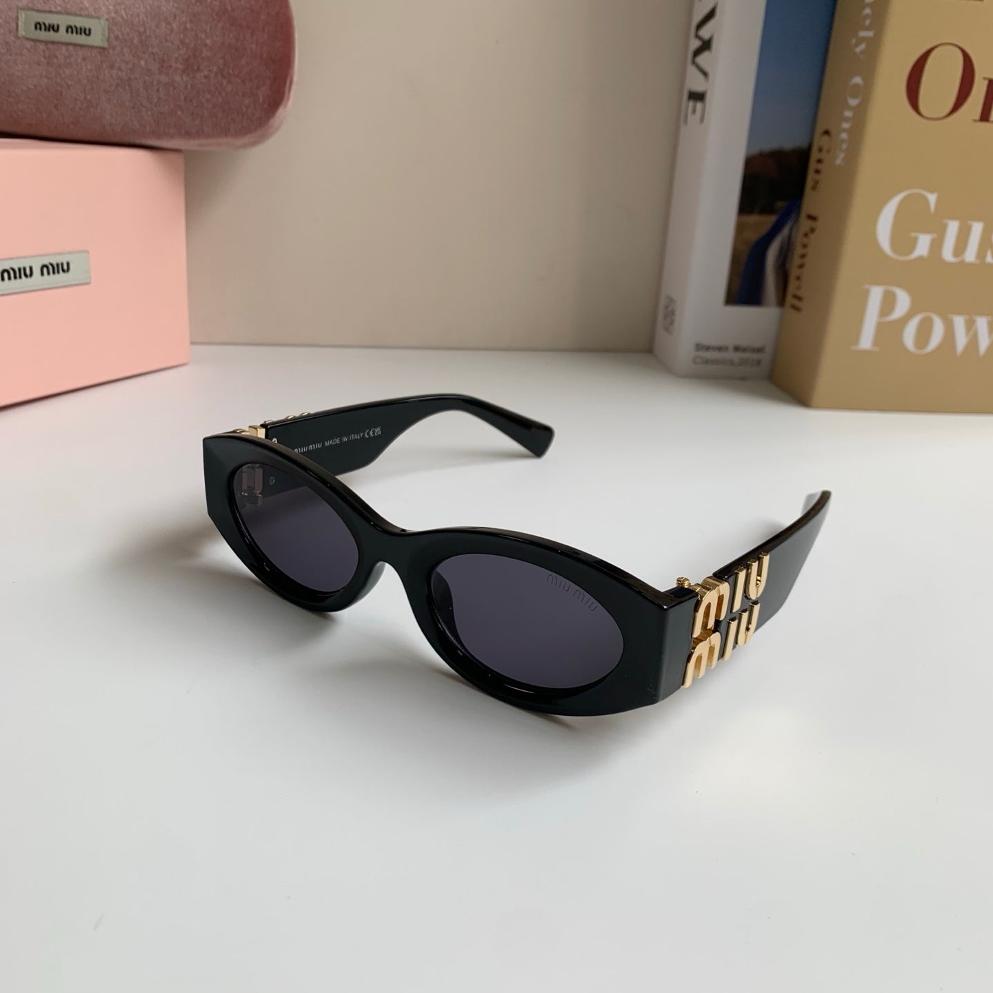 Miu Miu Fashion Black Lens Sunglasses for Men & Women - 466085 - detail image 2