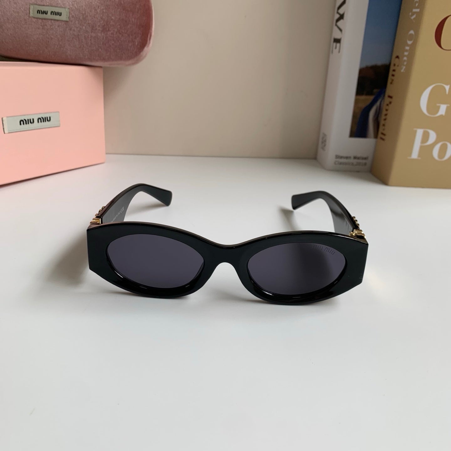 Miu Miu Fashion Black Lens Sunglasses for Men & Women - 466085 - detail image 4