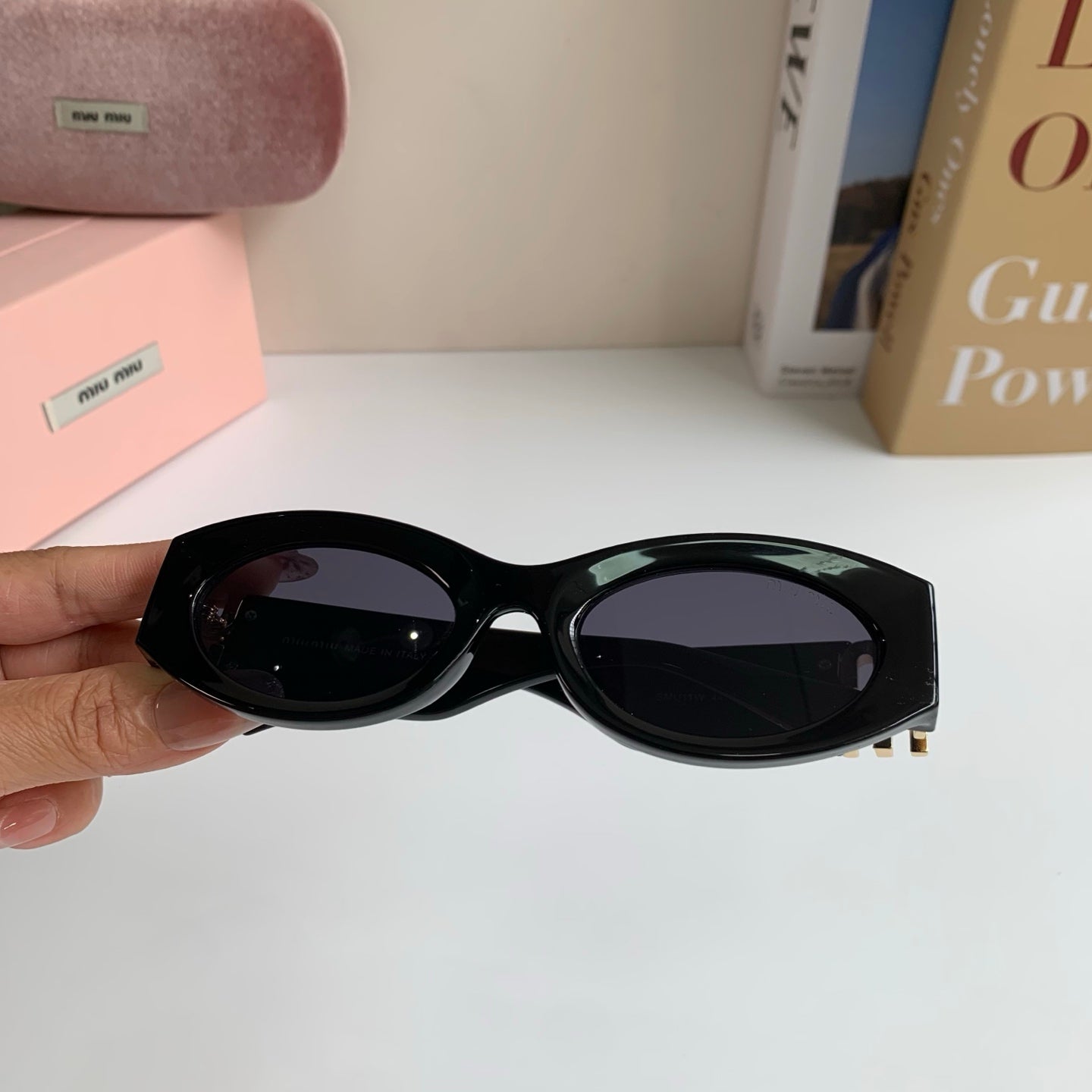 Miu Miu Fashion Black Lens Sunglasses for Men & Women - 466085 - detail image 3