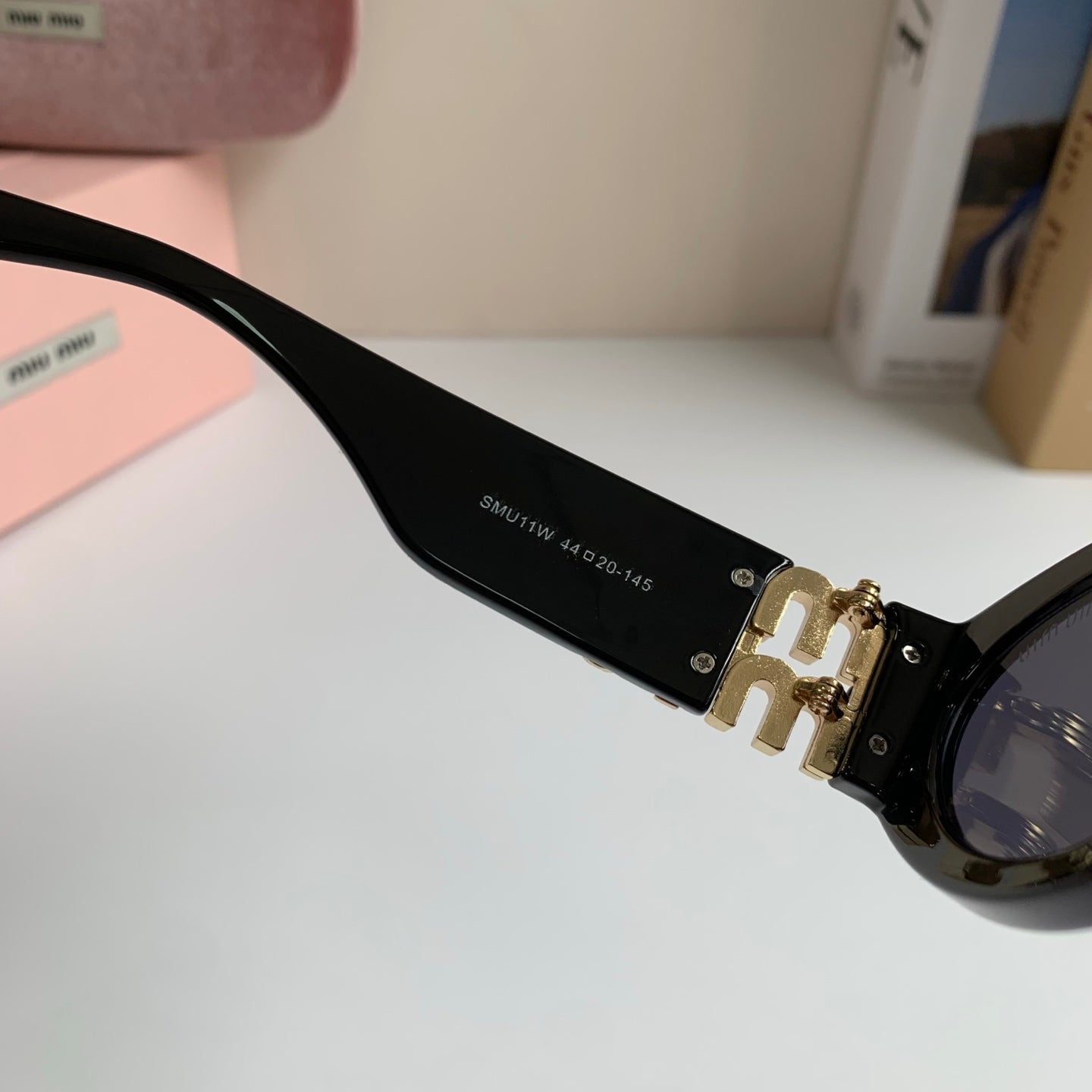 Miu Miu Fashion Black Lens Sunglasses for Men & Women - 466085 - detail image 5