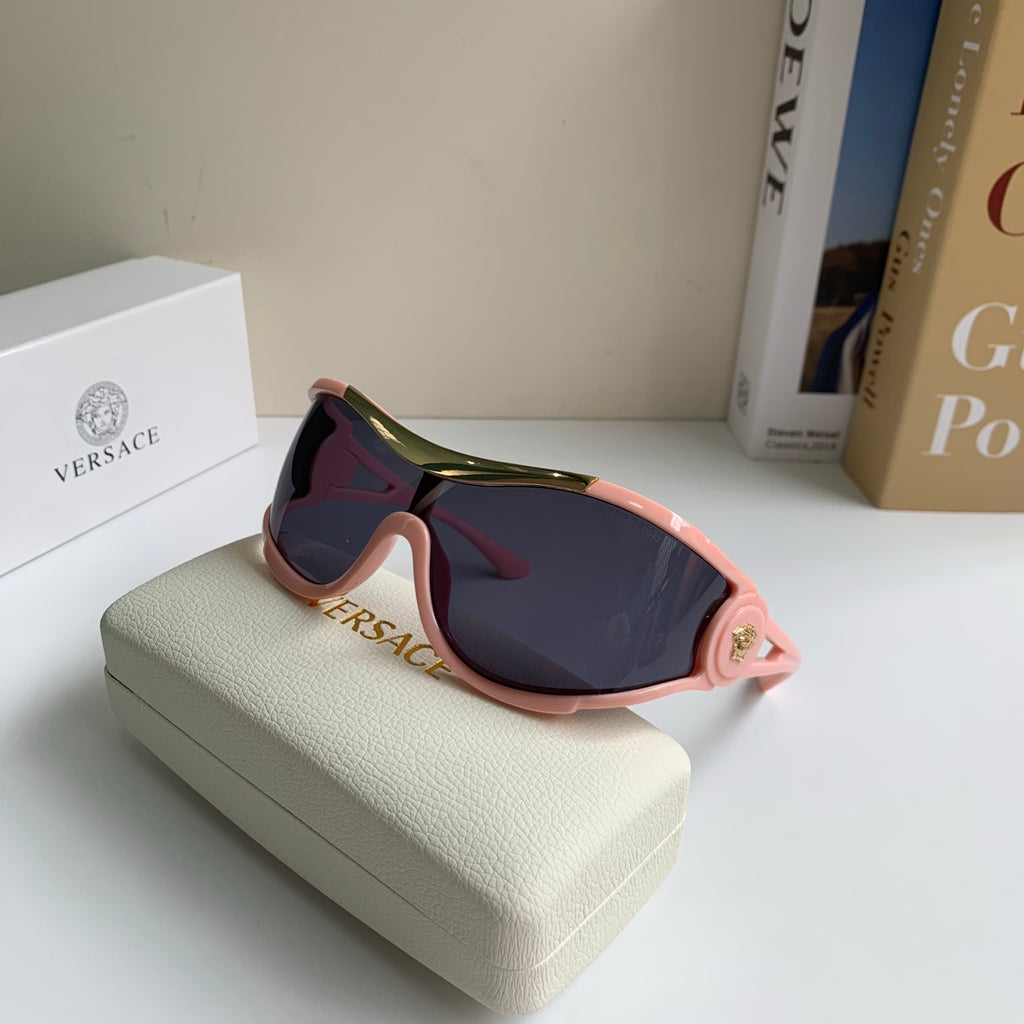 Versace Oversized Red Lens Sunglasses for Men & Women - 372519 - detail image 5