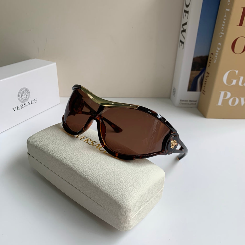 Versace Oversized Black Lens Sunglasses for Men & Women - 466230 - detail image 5