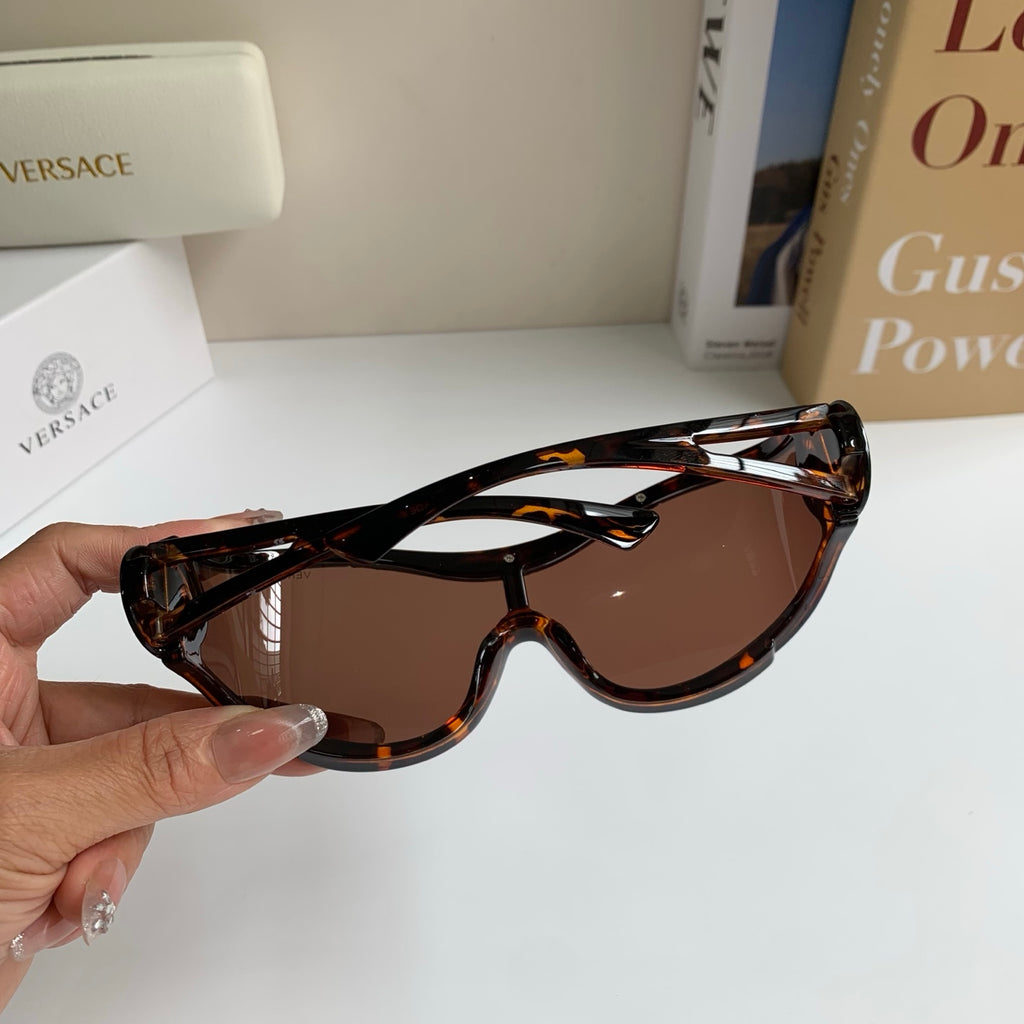 Versace Oversized Black Lens Sunglasses for Men & Women - 466230 - detail image 7