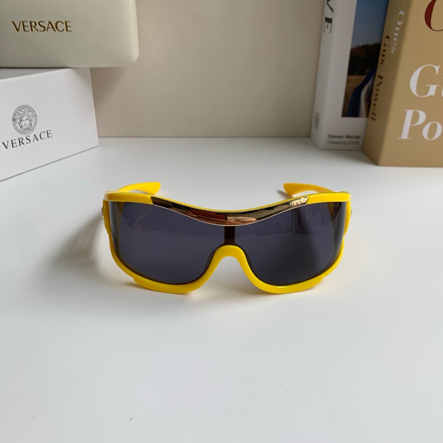 Versace Oversized Brown Lens Sunglasses for Men & Women - 466231 - detail image 3
