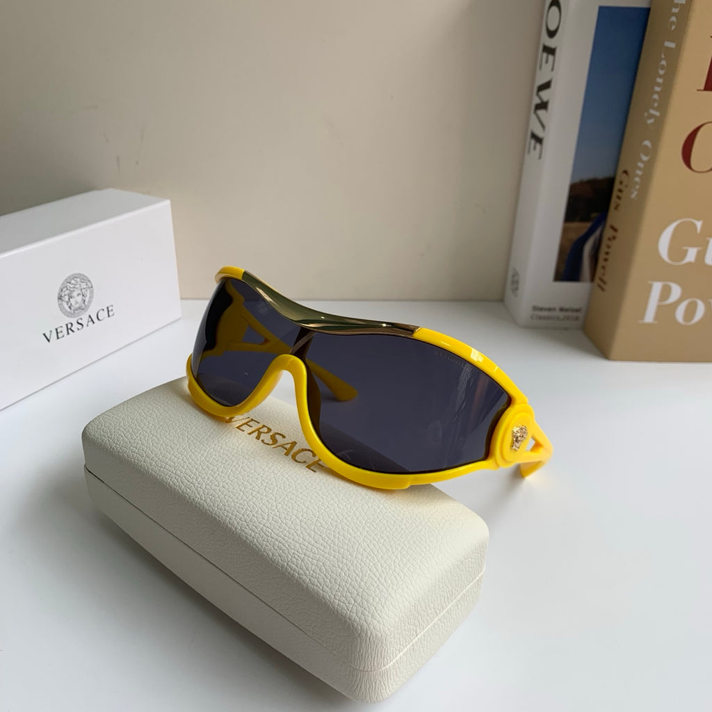Versace Oversized Brown Lens Sunglasses for Men & Women - 466231 - detail image 4