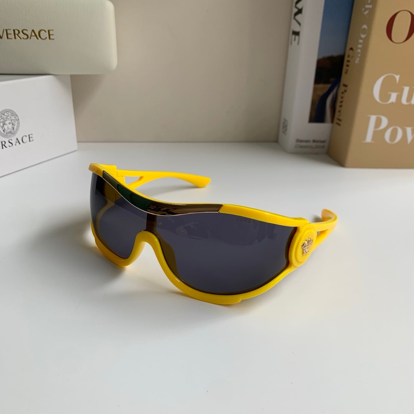 Versace Oversized Brown Lens Sunglasses for Men & Women - 372521 - detail image 2