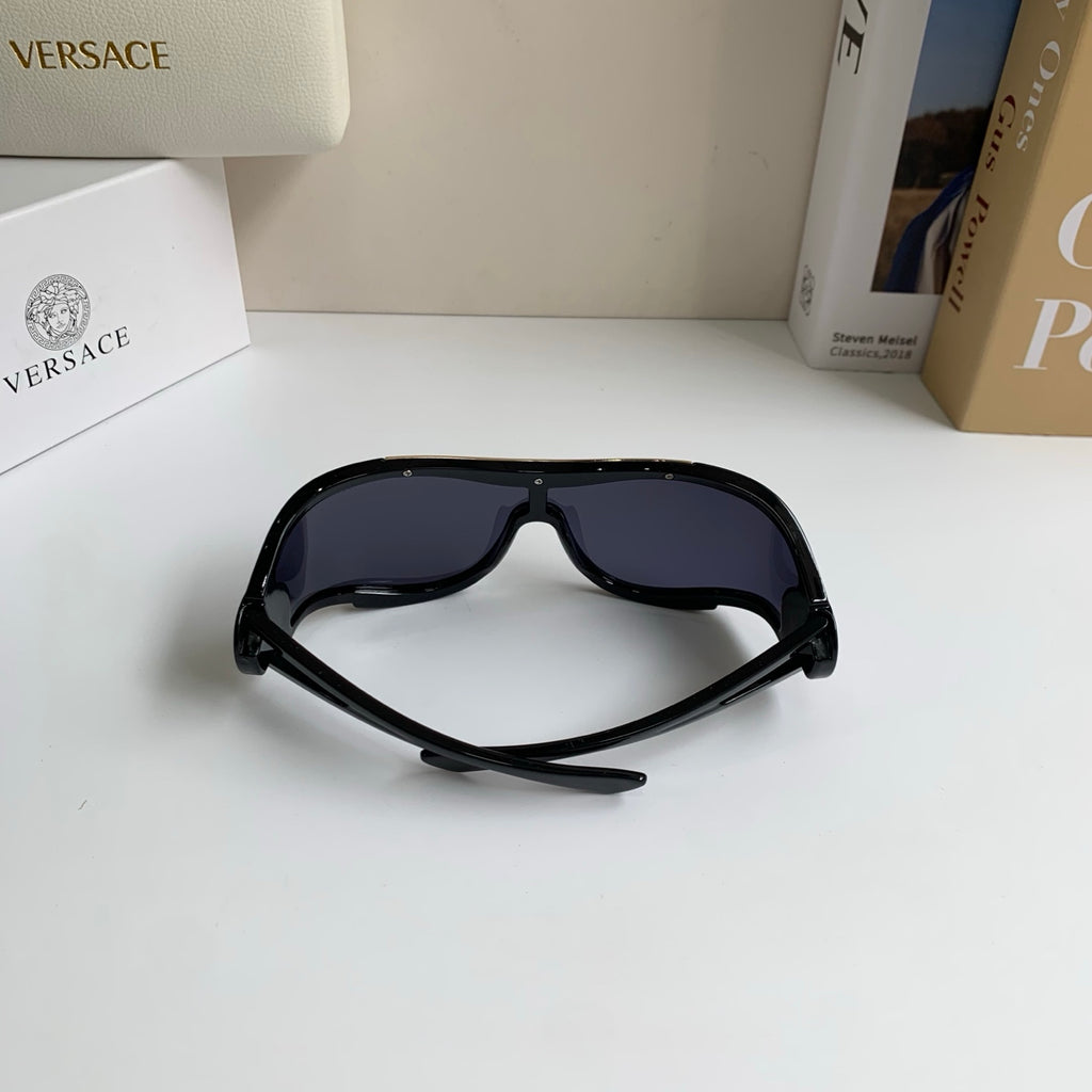 Versace Oversized Black Lens Sunglasses for Men & Women - 372522 - detail image 8