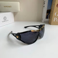 Versace Oversized Black Lens Sunglasses for Men & Women - 466232