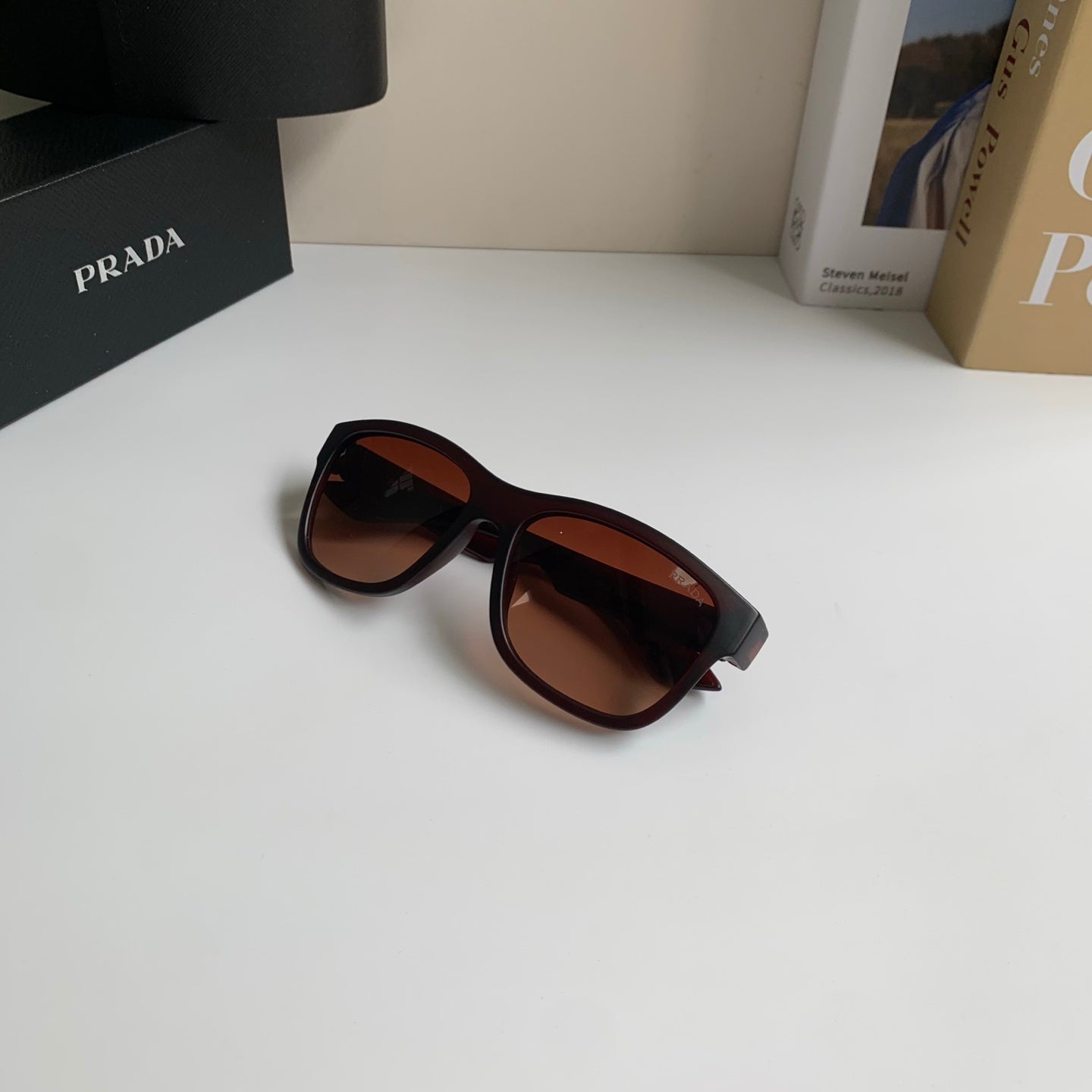 Prada Fashion Red Lens Sunglasses for Men & Women - 372129 - detail image 4