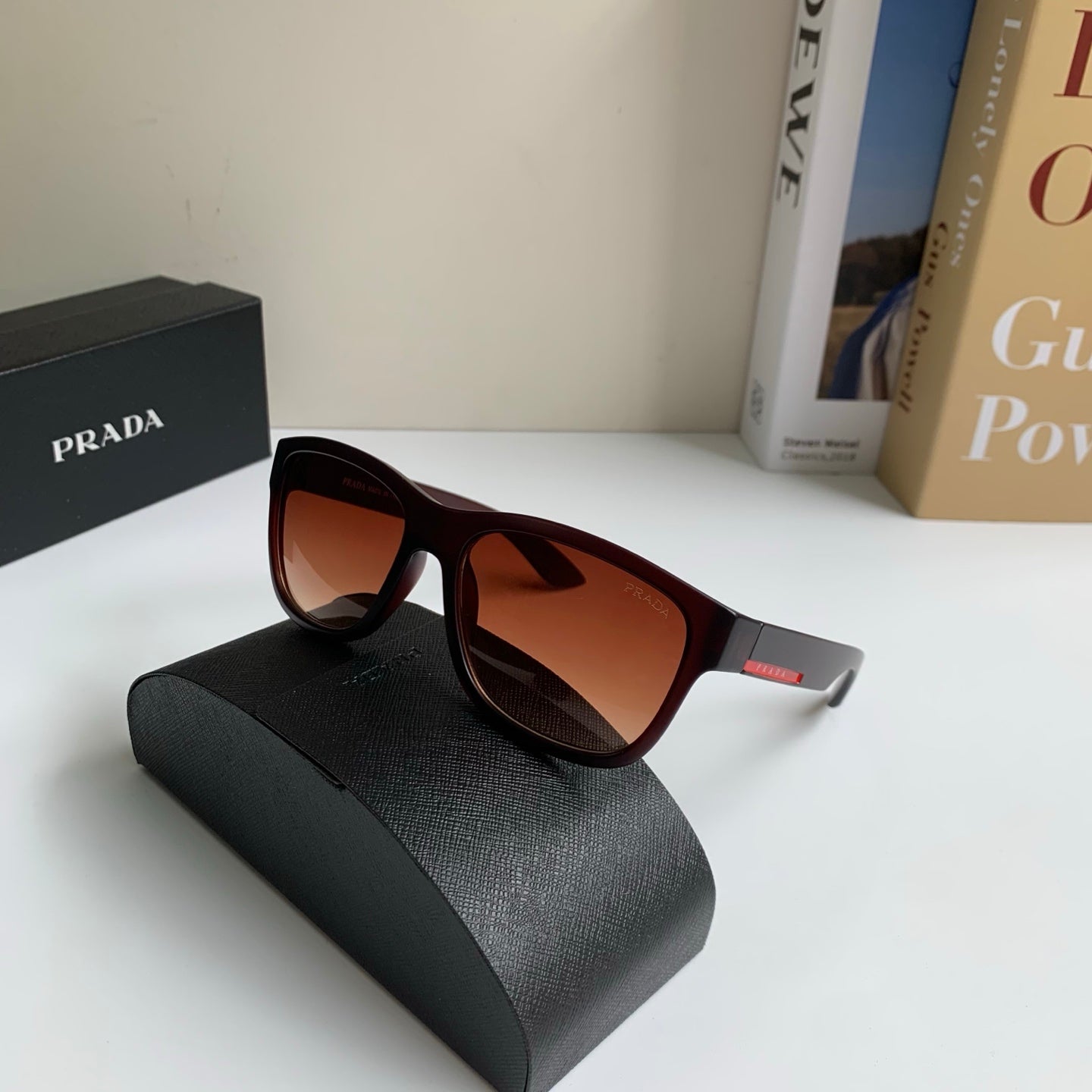 Prada Fashion Red Lens Sunglasses for Men & Women - 372129 - detail image 5