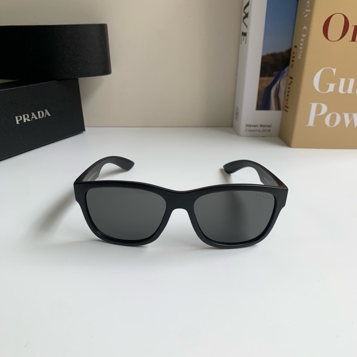Prada Fashion Black Lens Sunglasses for Men & Women - 372130 - detail image 5